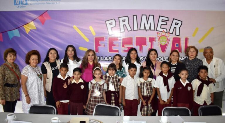 La Mtra. Cecilia Narciso Gaytán asistió a la inauguración del Primer Festival de las infancias y adolescencias “Por la paz y sus derechos”, realizado en coordinación con la UNICEF y el H. Congreso del Estado