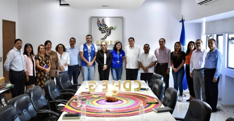 La Presidenta de la CDHEG, Mtra. Cecilia Narciso Gaytán, acompañada de un equipo de trabajo de la institución, sostuvieron una reunión de trabajo con personal de la Agencia de la ONU para los refugiados (ACNUR)