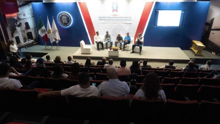 «Diálogos por la reconstrucción y/o construcción de un nuevo Acapulco» representa un paso crucial para el progreso de Guerrero