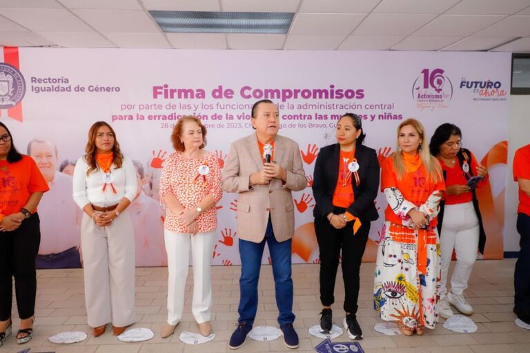En la UAGro los funcionarios de la administración central firmaron un compromiso para erradicar la violencia contra las mujeres