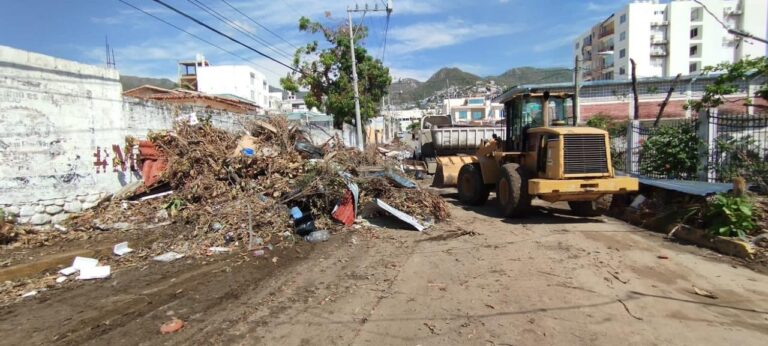 Mantiene Gobierno de Abelina López Rodríguez cuadrillas de limpieza y recolección de basura