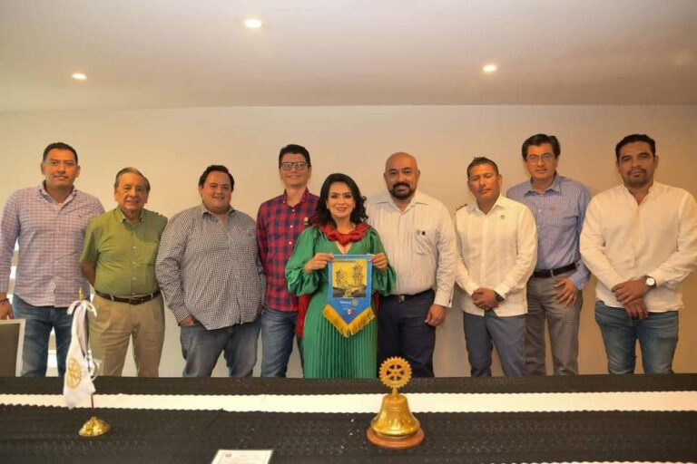 Se reúne presidenta Norma Otilia Hernández con el Club Rotario de Chilpancingo
