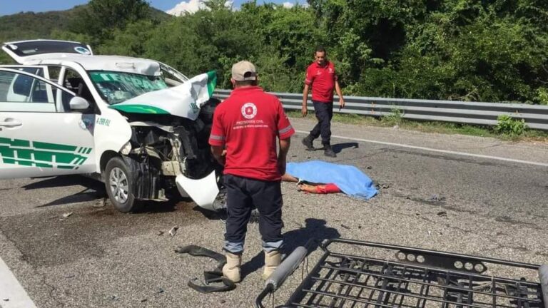 Accidente carretero en la Acapulco-Zihuatanejo