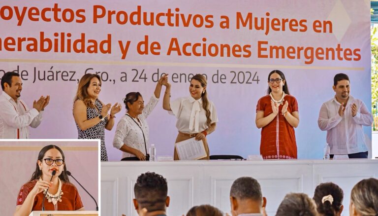 ACOMPAÑA DIPUTADA CITLALI CALIXTO A LA GOBERNADORA EVELYN SALGADO EN ENTREGA DE PROYECTOS PRODUCTIVOS A MUJERES
