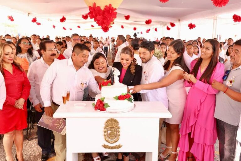 Celebra el gobierno del estado Bodas Colectivas 2024 Nos Casamos