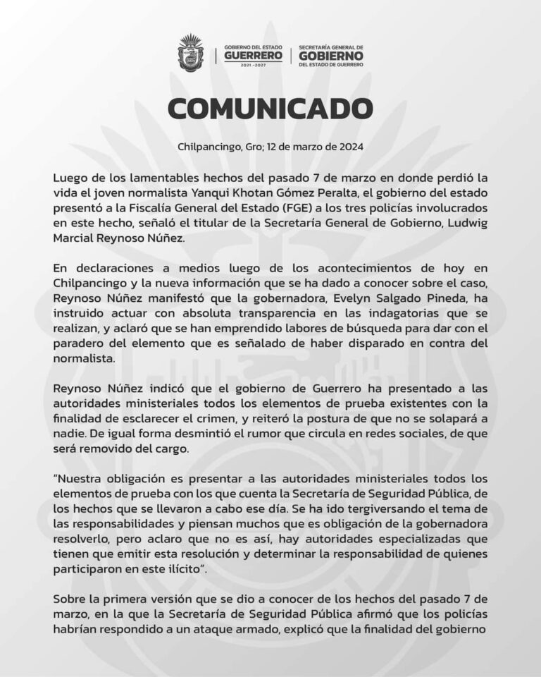 COMUNICADO