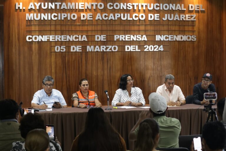 Da Gobierno de Acapulco puntual seguimiento al combate de incendios forestales