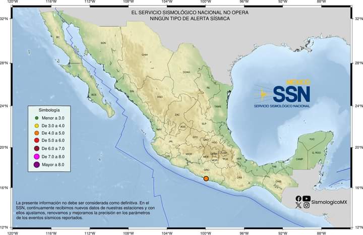 Se percibe sismo de 4.4 grados en Acapulco