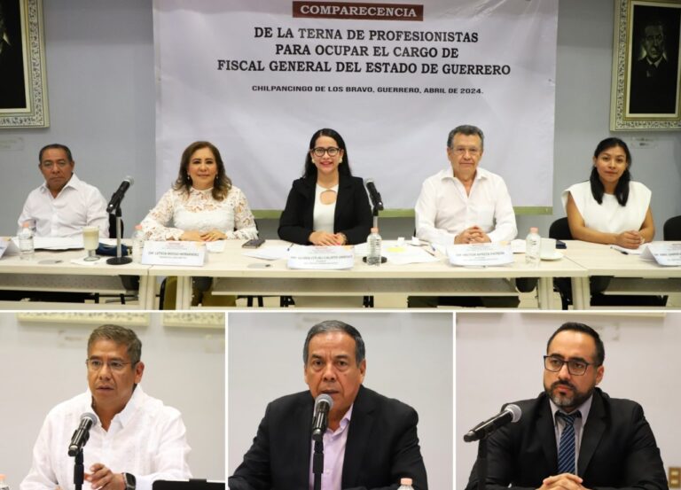 REALIZA EL CONGRESO ENTREVISTAS A ASPIRANTES A TITULAR DE LA FGE