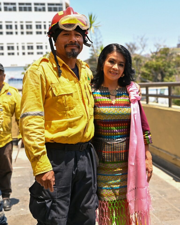 La presidenta municipal Norma Otilia Hernández Martínez