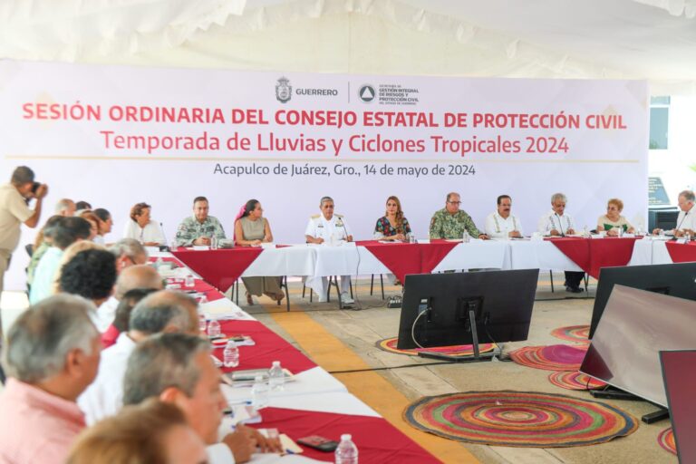 Instala y declara en sesión permanente la gobernadora Evelyn Salgado el Consejo Estatal de Protección Civil