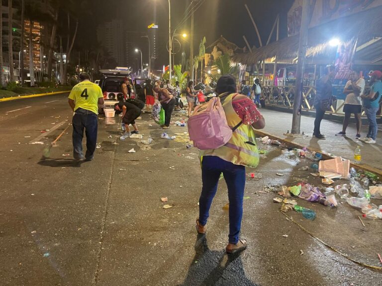 El Gobierno Municipal recolectó 35 toneladas de basura tras «Acamoto 2024