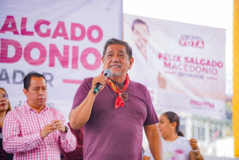 Encabeza Morena las preferencias rumbo al 2 de junio, pero no hay que confiarse, indica Félix Salgado