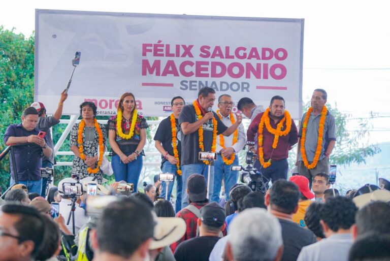 La lucha no es por un cargo, es por la Patria, resalta Félix Salgado en Chilpancingo