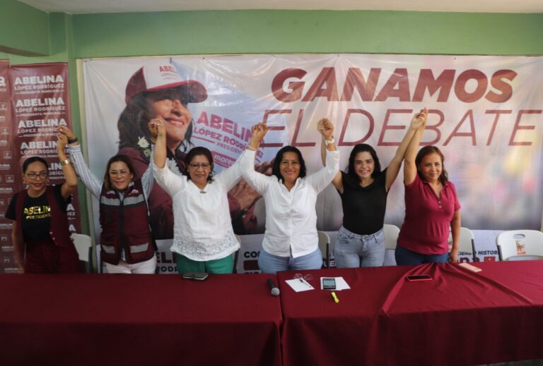 “Ganamos el debate y dignificamos la política”: Abelina López Rodríguez