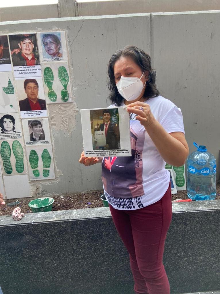 Socorro Gil Guzman madre de Jhonatan Guadalupe Romero Gil