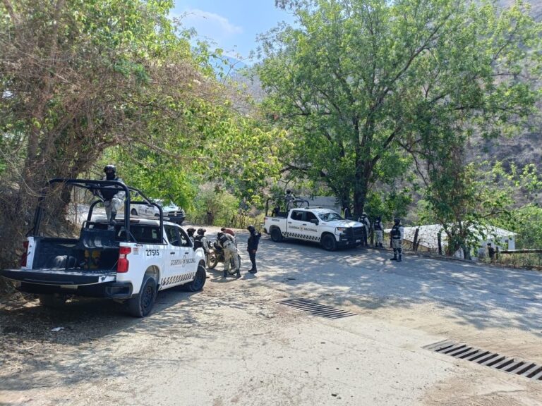 Policía Estatal, el Ejército Mexicano y la Guardia Nacional