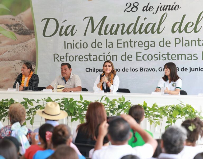 En Guerrero se impulsan acciones para revertir el cambio climático y concientizar en el cuidado del medio ambiente: Evelyn Salgado