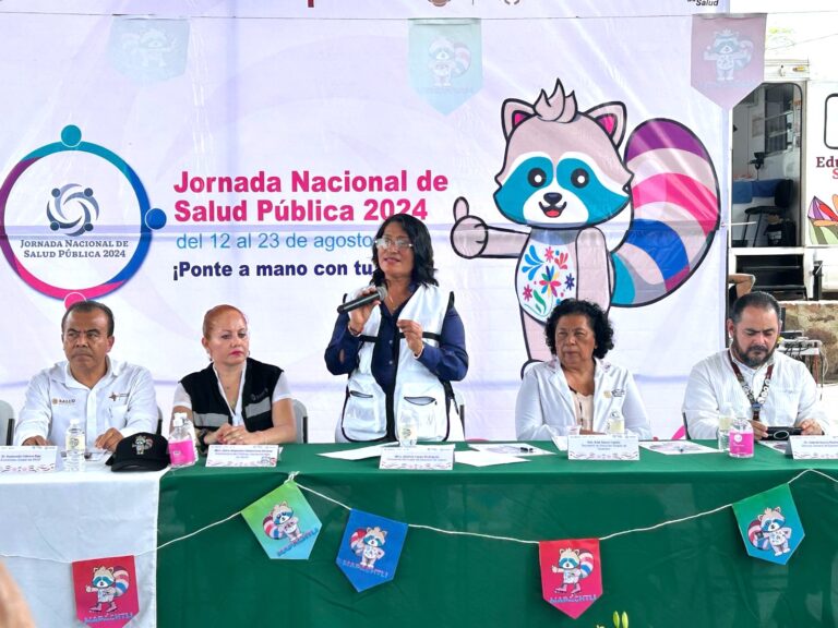 Participa Presidenta Abelina en banderazo de la Jornada Nacional de Salud Pública 2024
