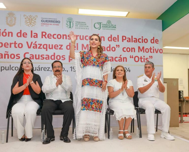 Inaugura Evelyn Salgado la reconstrucción del Palacio de Justicia «Alberto Vázquez del Mercado» en Acapulco