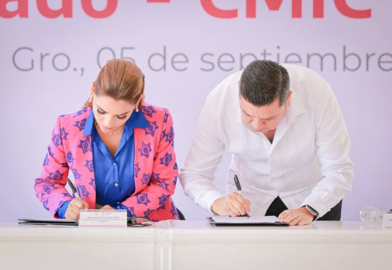 La gobernadora Evelyn Salgado firmó un convenio con la CMIC para fomentar la profesionalización de trabajadores de la construcción en Guerrero