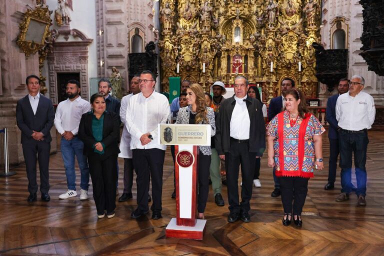 Reconoce Evelyn Salgado al presidente AMLO su apoyo solidario con Guerrero en la reconstrucción ante afectaciones por sismos