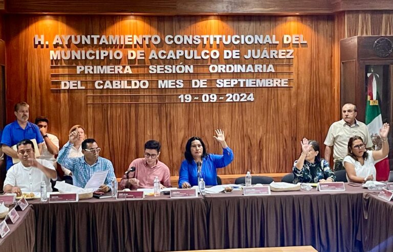 Reconocen ediles a la Presidenta Abelina por disminuir índices delictivos en Acapulco