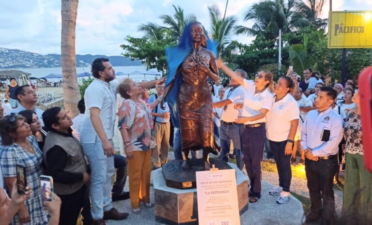 Devela Gobierno de Abelina López Rodríguez antimonumento “La Esperanza” en honor a personas desaparecidas