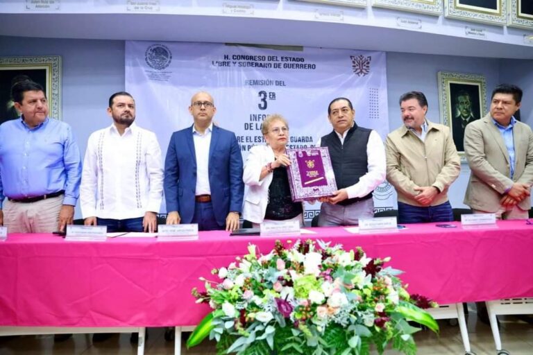 La gobernadora Evelyn Salgado entregó su Tercer Informe de Gobierno al Congreso de Guerrero