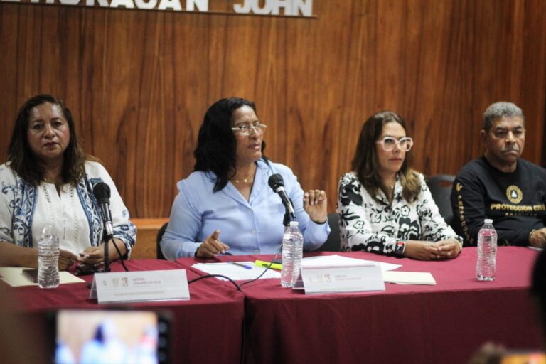 Exhorta Presidenta Abelina a tomar precauciones por depresión tropical