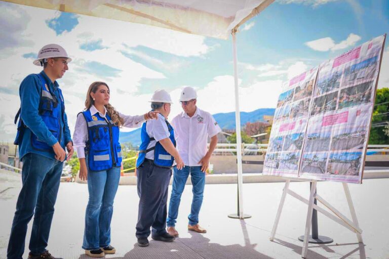 Supervisa la gobernadora avances del Puente Elevado de la Colonia Obrera de Chilpancingo