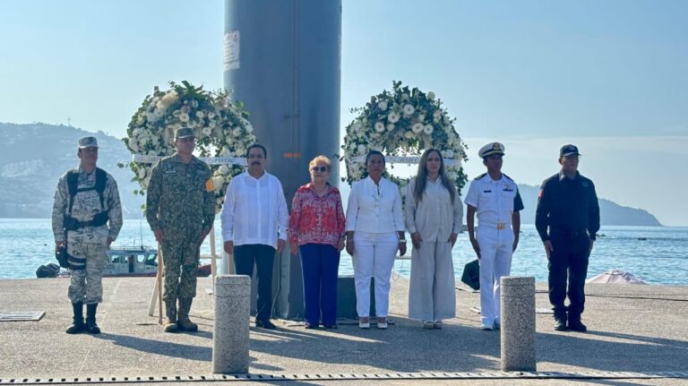Participa Abelina López Rodríguez en ceremonia por Primer Aniversario del paso del Huracán “Otis”
