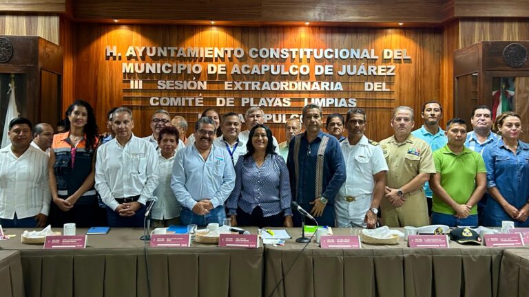 Preside Abelina López Rodríguez Tercera Sesión Extraordinaria del Comité de Playas Limpias de Acapulco