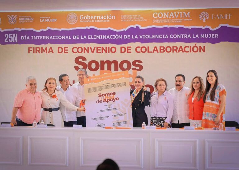 Conmemora Evelyn Salgado el Día Internacional de la Eliminación de la Violencia contra las Mujeres en Guerrero