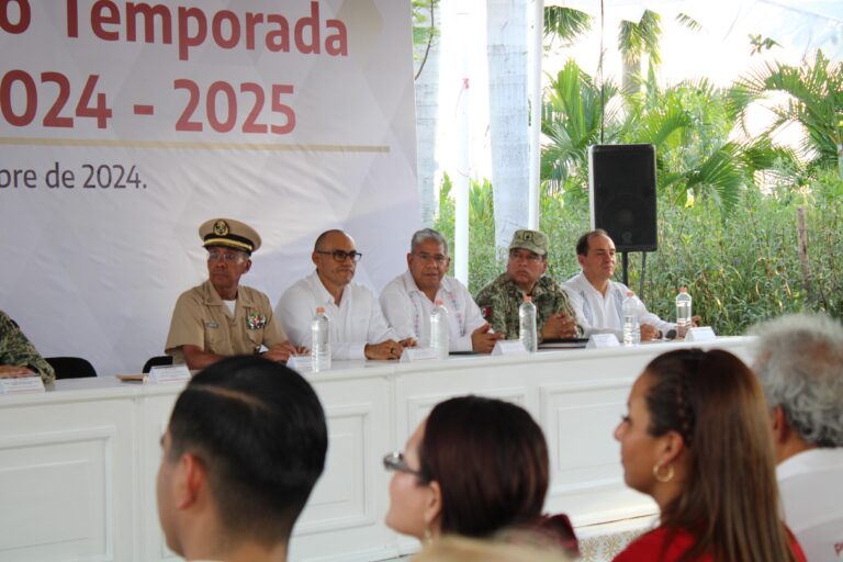 Participa Gobierno Municipal en banderazo del Operativo Temporada Vacacional Invierno 2024-2025