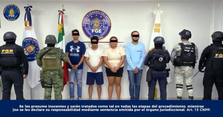 FGE, DEFENSA, GN, SSyPC y SSPGro desarticulan banda de secuestradores en Acapulco