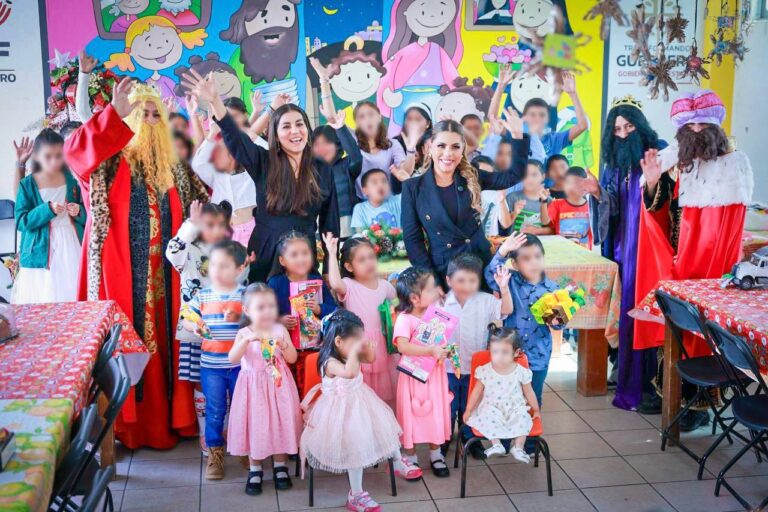La gobernadora Evelyn Salgado y Liz Salgado llevan la magia e ilusión de los Reyes Magos a la Casa Hogar del DIF Guerrero