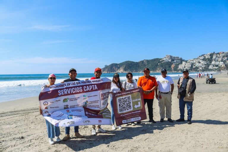 Cerró CAPTA temporada vacacional con 157 servicios a turistas