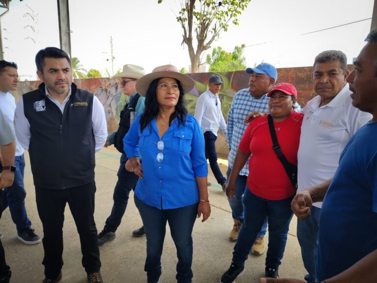 Supervisan Abelina López Rodríguez y Conagua rehabilitación de plantas de tratamiento
