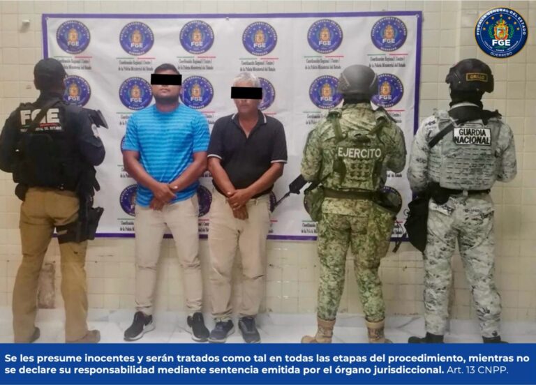 FGEGuerrero cumplimenta orden de aprehensión en contra de Julián “N” y Jovanny “N” por su probable participación en el delito de privación de la libertad agravada y su presunta participación en otro delito