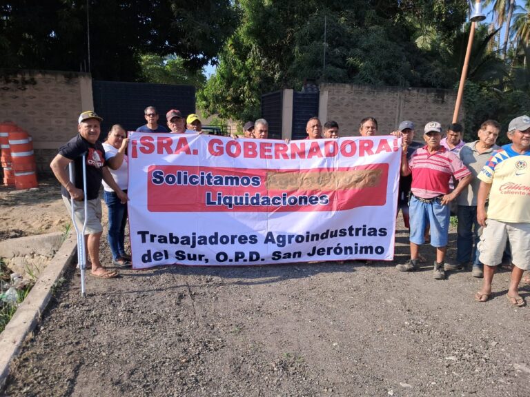 Exigen liquidación y pago de quincena trabajadores de la plata aceitera Agroindustrias del Sur