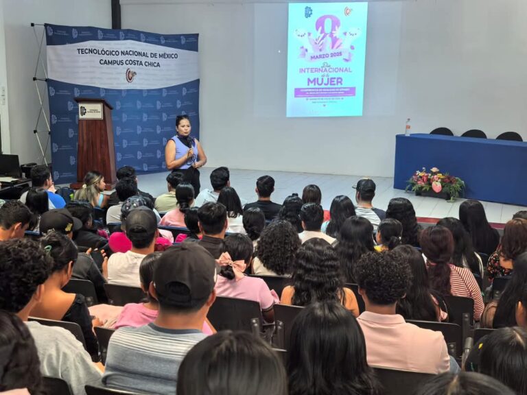 La CDHEG impartió una plática con el tema «Derecho a la Igualdad con Perspectiva de Género» a alumnos del Tecnológico de México en Ometepec