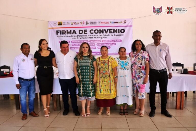 CDHEG firma convenios con municipios de Guerrero para fortalecer la defensa de los derechos humanos