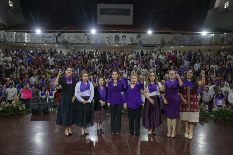 Evelyn Salgado convoca a seguir la lucha por la defensa de los derechos de las mujeres en Guerrero