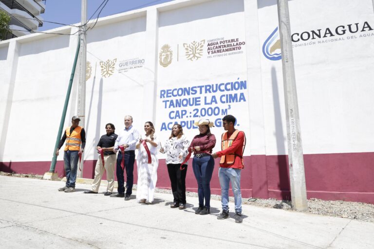 Leticia Lozano junto a Evelyn Salgado inaugura reconstrucción de tanques “La Cima” y «Silvestre Castro»