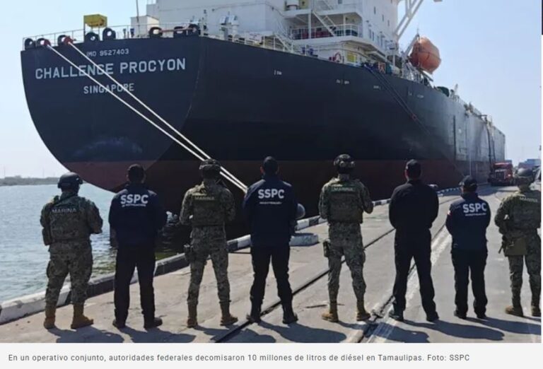 Decomiso Histórico en Tamaulipas: Aseguran 10 Millones de Litros de Diésel en Tampico y Altamira
