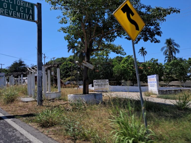 En el abandono Playas de Bahías de Papanoa
