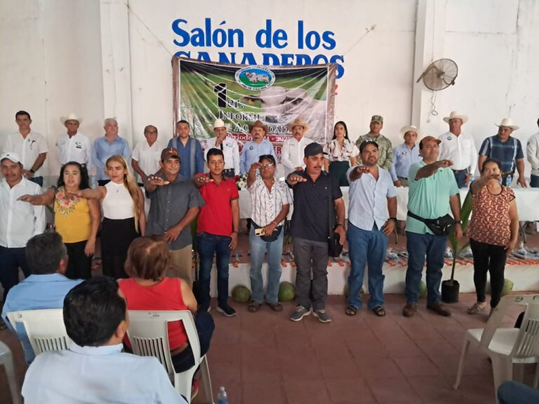 En auge la ganadería en Tecpan de Galeana: Alberto Romero Rosas da su primer informe de actividades y destaca logros importantes