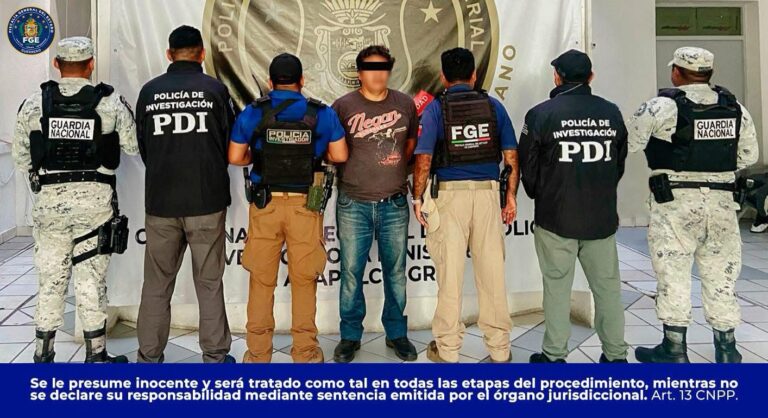 FGEGuerrero detiene en Acapulco a presunto feminicida por el delito cometido en la Ciudad de México