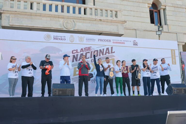Guerrero se suma a la iniciativa nacional “Boxeando por la Paz” para alejar a la juventud de las adicciones